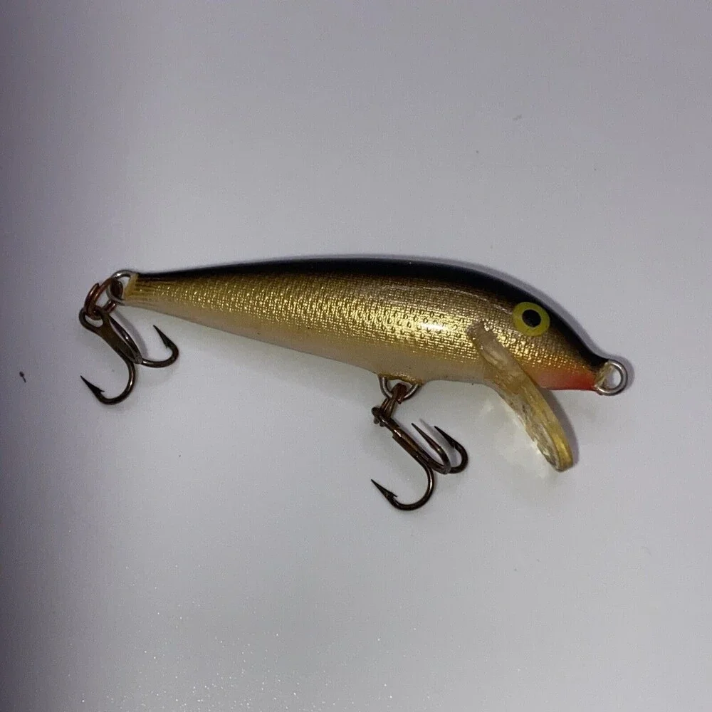 Vintage Fishing Lure Rebel Rapala Crawfish Lobster Minnow Floating Ireland